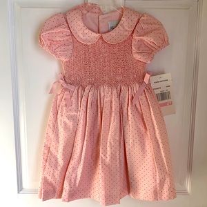 NWT Rare Editions smocked dress. Size 2T